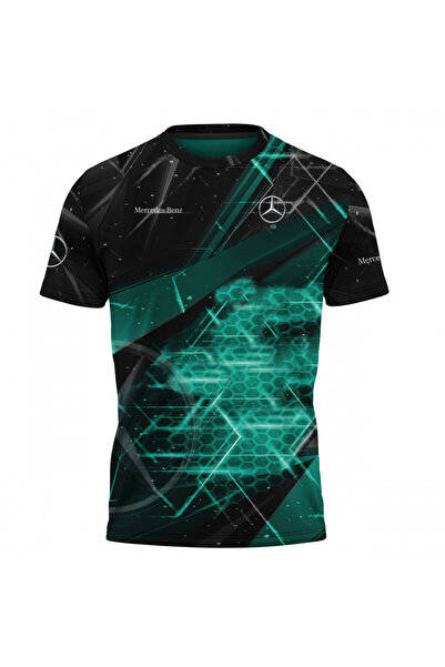 OEM Tricou barbati Mercedes , maneca scurta multicolor D055