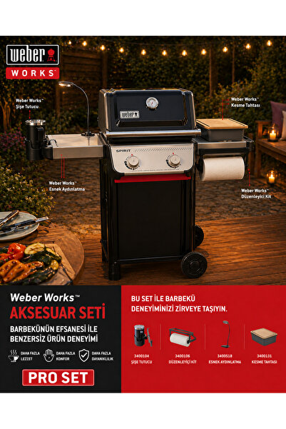 WEBER Works™ Pro Aksesuar Seti 4 Parça