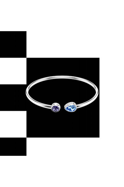 Swarovski Chroma Bileklik Karişik Kesim Çok Renkli Rodyum Kaplama
