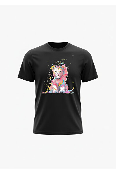 URBANTRENDSTORE Lion Printed Girls' and Boys' Simple Basic Daily Comfortable ...