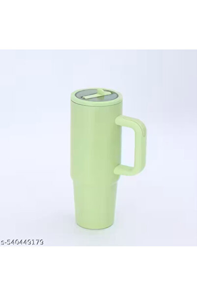 Global Dünya Gümrük 40oz 1200ml Kulplu Çelik Termos Bardak Sızdırmaz Katlanab...