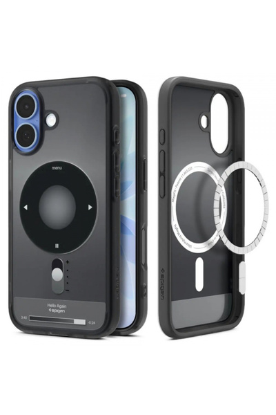Spigen Husa MagSafe pentru Apple iPhone 17, Spigen, Ultra Hybrid Classic, Neagra