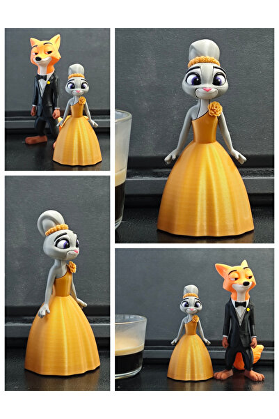 Modellio3D Zootopia 2 Judy Hopps Figür 14 cm