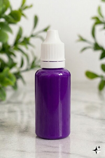 mh toys Epoksi Sıvı Pigment Opak 40 Gr Mor Renk Hobi Sanat Boya