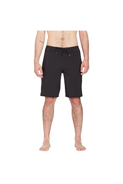 Volcom LIDO SOLID MOD BOARDSHORTS 20 ΜΑΥΡΟ