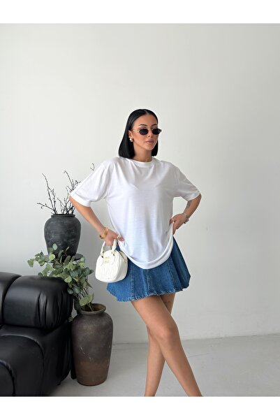 Stone Women's 100% Cotton Basic T-Shirt – Relaxed Fit Casual Short Sleeve T-S...