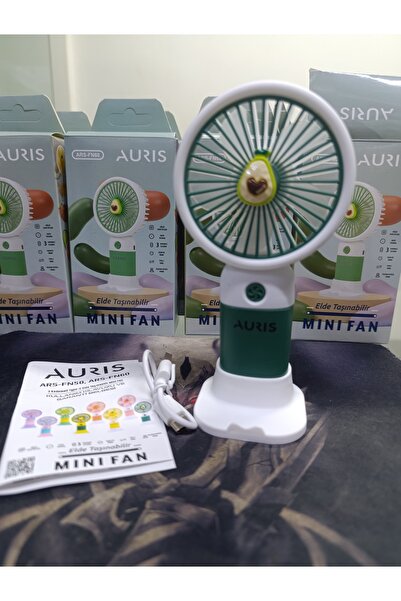 Auris Taşınabilir Fan Soğutucu Mini Vantilatör Klima Güçlü Serinletici Şarjlı...