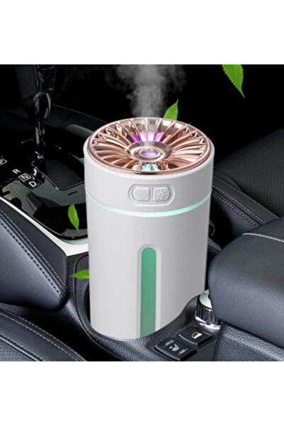 Sensoria Oto Koku Makinesi Araç Ultrasonik Hava Nemlendirici Aroma Difizörü Humidifier Şarjlı Buhardanlık Led Işıklı Şarjlı
