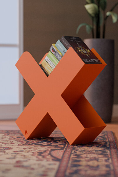 X-Line Modern Metal Kitaplık ve Dekoratif Raf