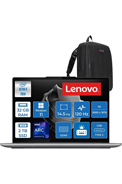 LENOVO Yoga Pro 7 14IAH10 Intel Core Ultra 9 285H 32GB Ddr5 2tb SSD Windows 1...