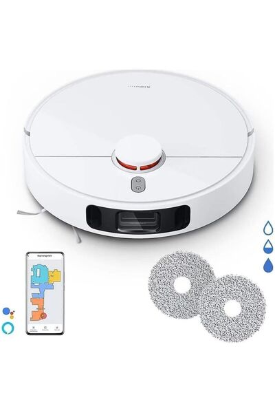 Xiaomi Çift Lazer LiDAR Robot Süpürge 3D Engel Algılama Basınçlı Paspas Yapay...