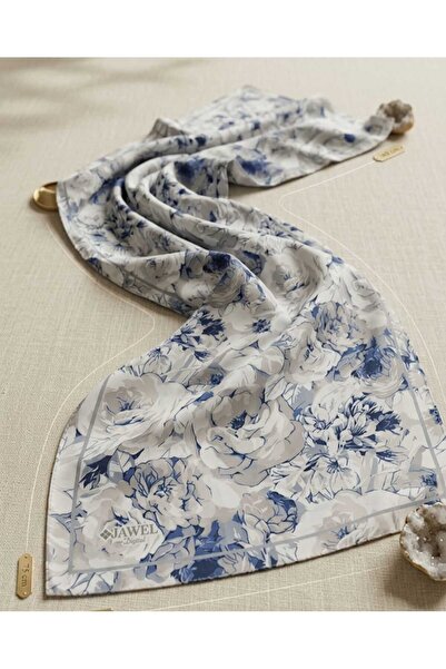 w white stars sports & wear Jawel Floral Motif Cotton Soft Shawl
