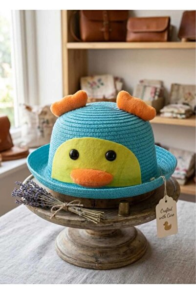w white stars sports & wear Colorful Figured Straw Children's Hats