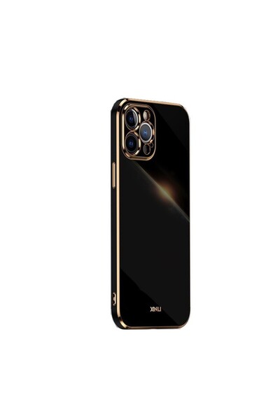 Xinli Straight Θήκη Σιλικόνης Black (Apple iPhone 12 Pro Max)