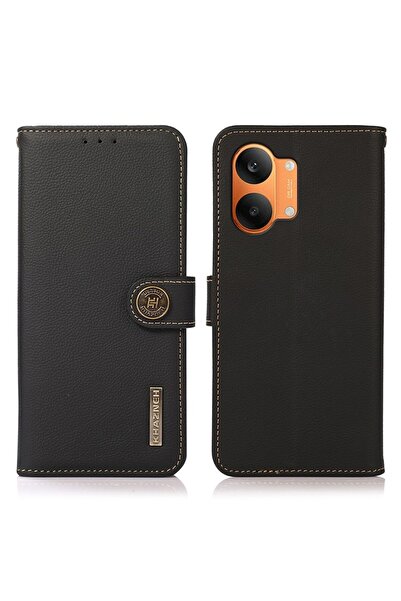 KHAZNEH Δερμάτινη Θήκη Πορτοφόλι Black (Xiaomi Poco X8 Pro Max 5G)