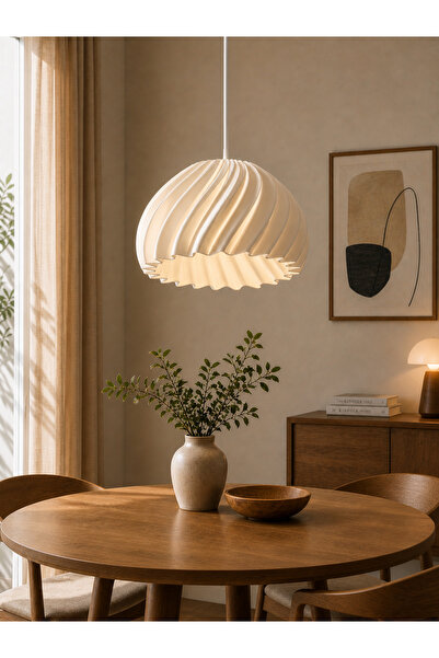 Limon 3D Desing Velora Tekli Modern Sarkıt Avize | Şık bohem tarz Salon ve Mu...