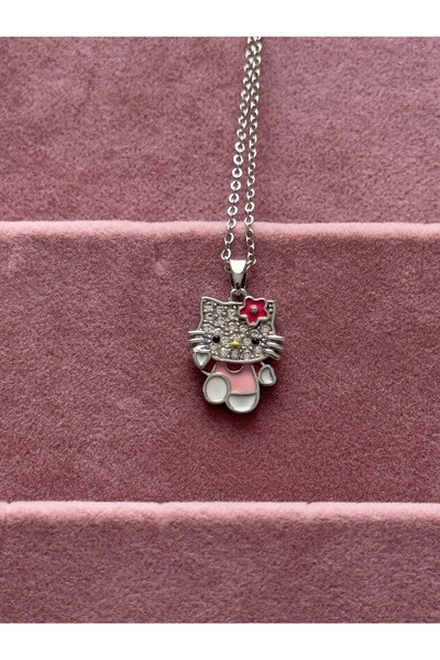 Blok Takı Hello Kitty Kolye