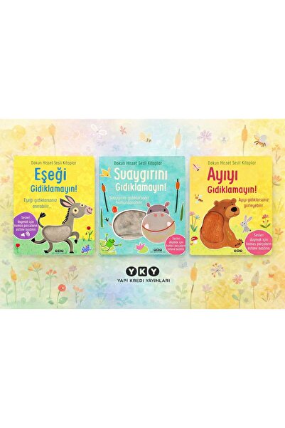 Yapı Kredi Yayınları dokun hisset sesli 3'lü kitap seti