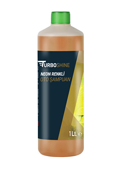 TURBO SHİNE NEON RENKLİ OTO ŞAMPUAN 1 LT