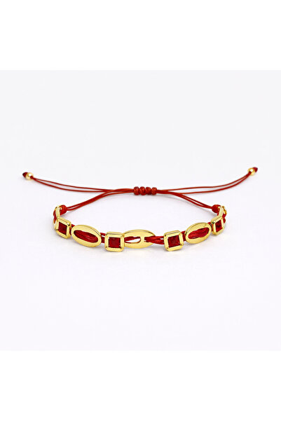 PerleJewelry Midnight Red Gold Bileklik