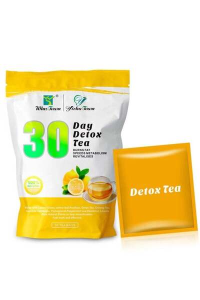 Wins Town 30 day detox Weight Loss slimming tea, Lemon fruit tea,Support Heal...