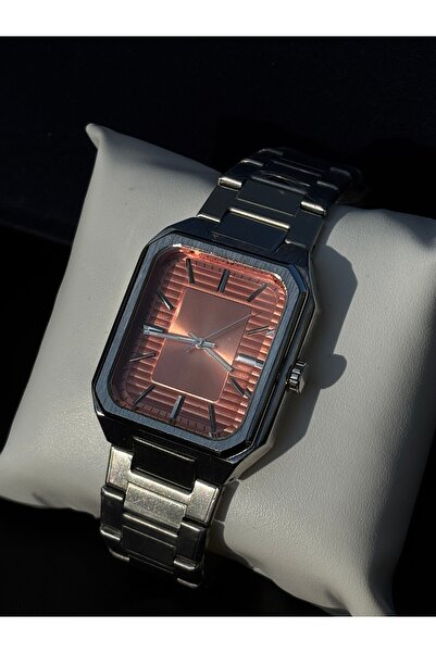 ardentıs Erkek Kol Saati - Kare Oval Kasa Luxury Tasarım - Gümüş Metal Kordon...