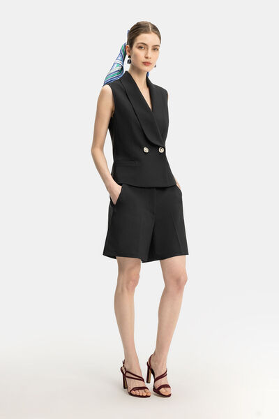W Collection SİYAH KISA ŞORT