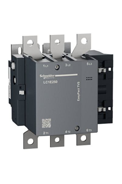 Schneider Electric Schneider LC1E250M5 220VAC 132kW 250-Amper Kontaktör