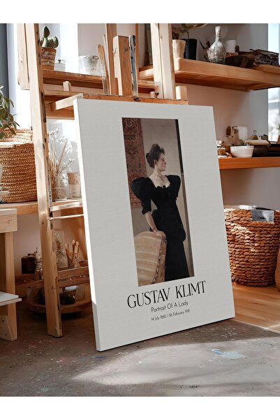 Postifull Gustav Klimt - Portrait of a Lady, Canvas Painting, Art Series No:1...