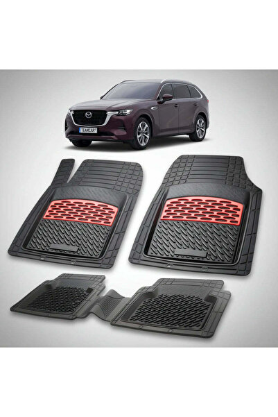 TEAMCAR Covorașe auto Mazda CX-80 KH 2024-2026 |   Ediția Roșie – TeamCar ®