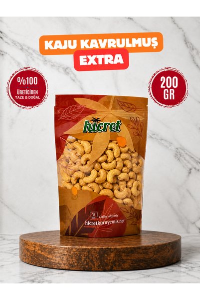 Hicret Kuruyemiş Kaju Kavrulmuş Extra 200 GR