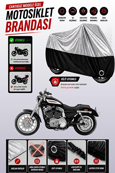 Cemku Twin الغطاء العلوي باللون الرمادي - والسفلي باللون الأسود من نوع Harley...