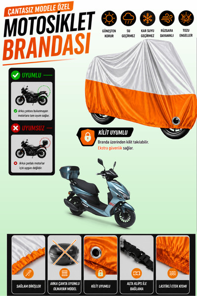 Cemku Twin Top Gray - Bottom Orange Kuba Pesaro 50 X Compatible Engine Cover,...