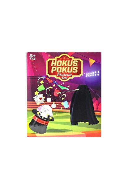 LRS STORE Hokus Pokus Sihirbazlık Seti, +5 Yaş Çocuk Oyuncak Gösteri seti
