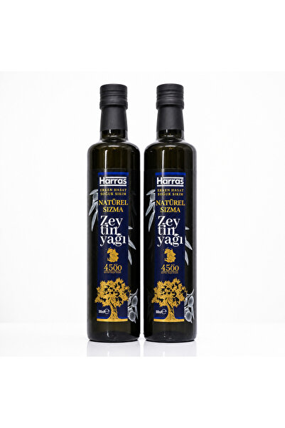 Harras Erken Hasat Soğuk Sıkım Natürel Sızma Zeytinyağı 500 ml x 2 Adet
