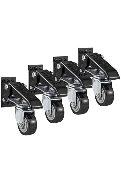 Vivatechnix Set 4 roti retractabile, pivotante, cu blocare, 2.5 inch, max 74....