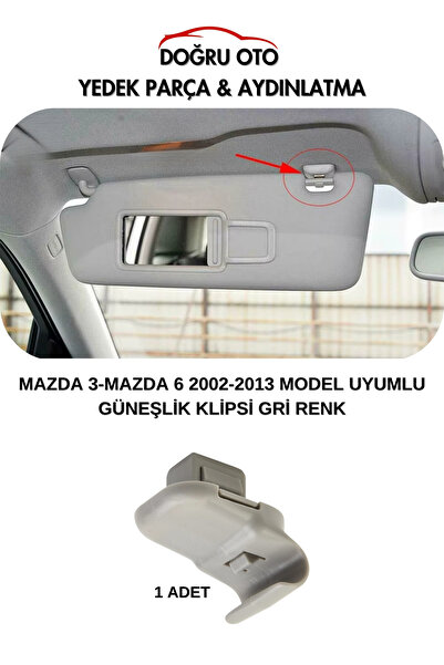 DOĞRU TİCARET AUTO PARTS مشبك حامل واقي الشمس لسيارات مازدا 3-6 موديلات 2002-...
