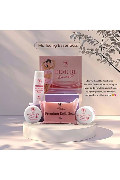Ms Tsung Essentials مجموعة Ms Tsung Demure لتجديد البشرة - تغذية وإصلاح البشر...