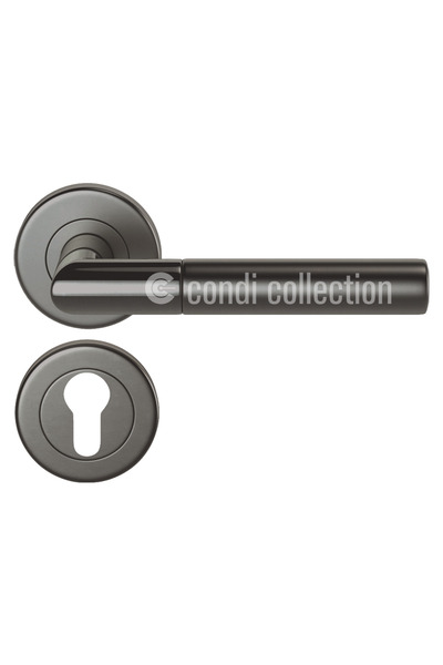 Condi Collection 103 مقبض باب من الفولاذ المقاوم للصدأ PVD Fume Yale