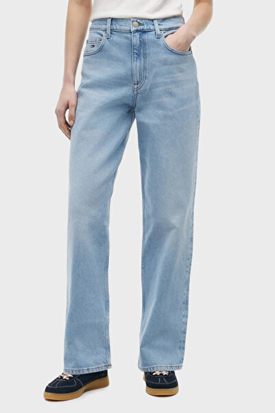 Tommy Jeans Pamuklu Regular Fit Yüksek Bel Jeans KOT PANTOLON DW0DW23018 1AB