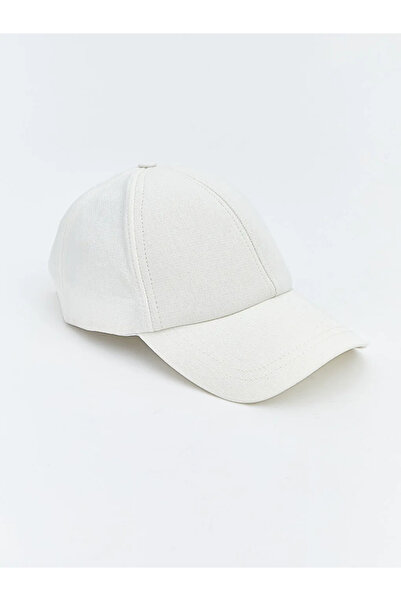 LC Waikiki Ecru Basic Men's Cap Hat