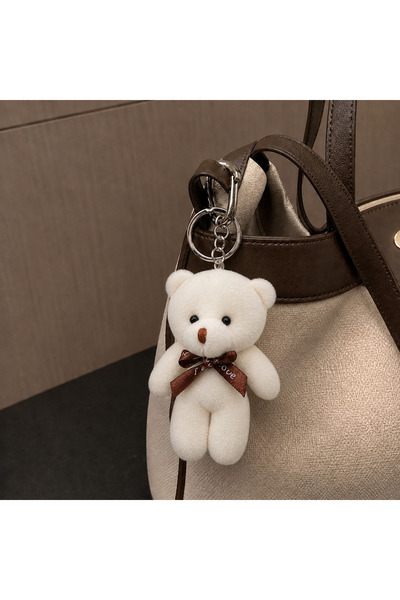 betüslesin Peluş Ayıcık Anahtarlık 12 Cm - 7 renk Seçeneği ile