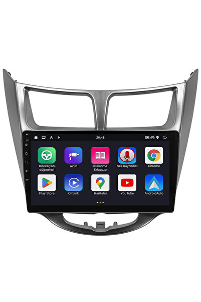 VALEO Hyundai Accent Blue Android Multimedya Sistemi (2011-2017) | 4GB RAM, 6...