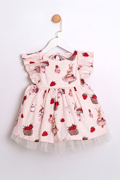 HAUSEkids 2-5 Yaş Mini Royale Kız Çocuk Elbise-Pembe
