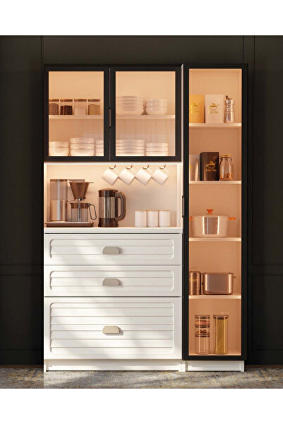 miracool Lavanta Kahve Köşesi / Komple MDF / Led Işıklı / Large