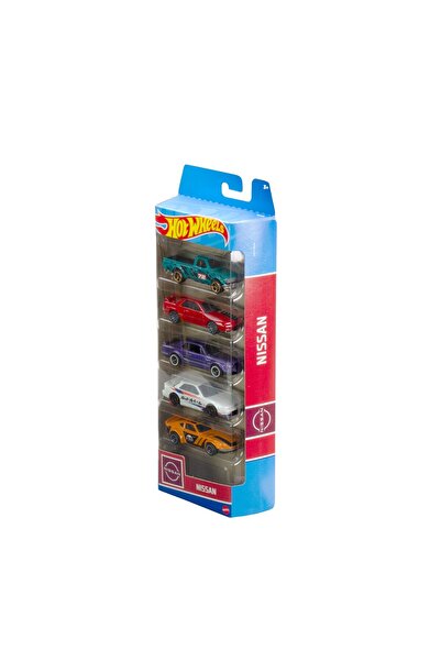 HOT WHEELS Set of 5 Nissan Cars