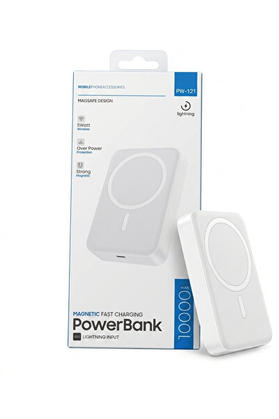 HİBOTEKNO IOS /12/13/14/15/16/17 Uyumlu Yeni Magsafe Battery Pack 10000 mAh T...