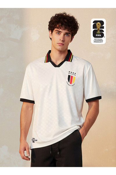 Adot Men FIFA 26 Germany Print Collared T-shirt