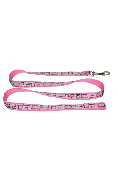 OEM Lesă textilă pentru câini, Roz, Lățime 1,5 cm, Lungime 120 cm
