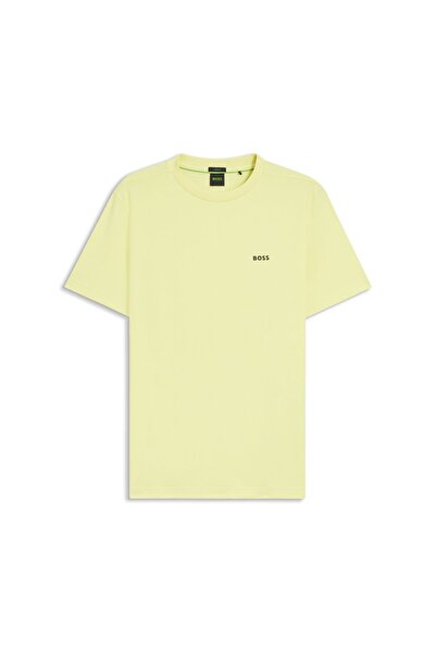 BOSS Logo Detaylı Esnek Pamuk T-shirt